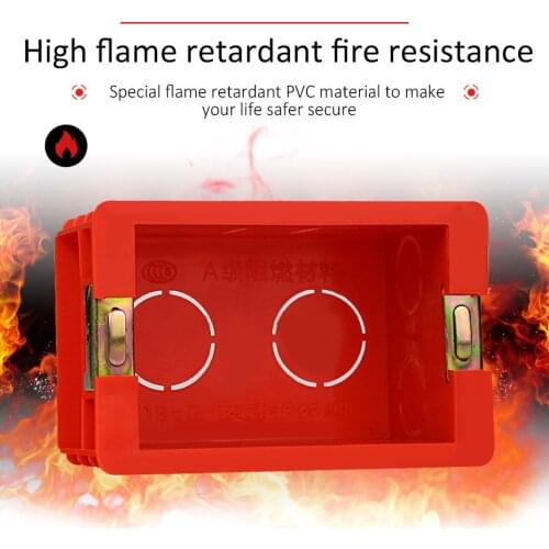 Wiring Back Box Switch Dark Box US Standard for 118mm*72mm Standard Wall Switch and Socket Internal Mounting Box