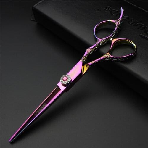 Scissors Set 6 Inch Professional Hairdressing Scissors Japan 440c Cobalt Alloy Steel Hairdressing Scissors Hair Clipper and Thin