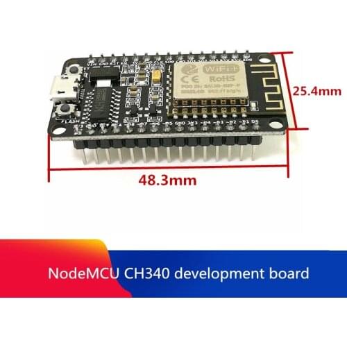 NodeMCU CH340 Development Board ESP8266 Development Board Serial Port to WiFi Compatible with ESP-12E/ESP-12F WiFi Module