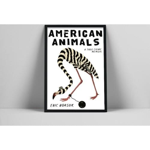 Birds Of America poster, Flamingo art Print, Vintage Jail Flamingo poster, Art Deco, High Quality Poster, Fine Victoriaxander Ca