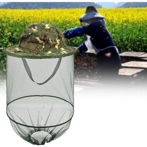 Anti Mosquito Bug Bee Insect Mesh Hat Head Face Net For Fishing Hunting Hiking Walking Protector Equipment Outdoor Tool Supplies