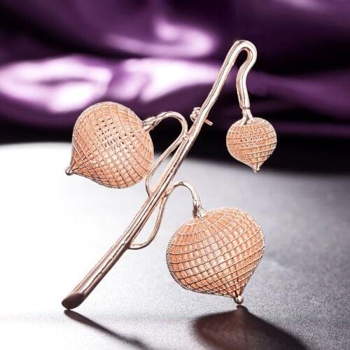 Zlxgirl Jewelry statement punk mens brooches jewelry new arrival rose gold color hijab pins fine womens hats accessory