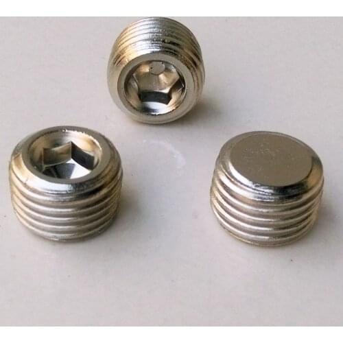 10pcs/lot 1/2'' Male Thread Internal Hex Head Pipe Plugs fittings