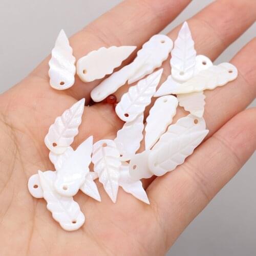 10Pcs Natural Mother Of Pearl Freshwater Shell Loose Beads For Jewelry Making DIY Necklace Earrings Accessory