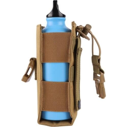 600D Nylon Tactical Molle Water Bottle Pouch Military Canteen Cover Holster Outdoor Travel Kettle Bag Sport Bag