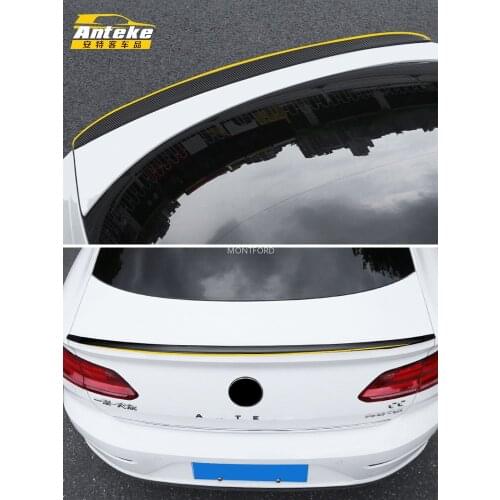 Fit For 2019 2020 New Volkswagen ARTEON CC ABS Plastic Primer Color Exterior Car Rear Tail Wing Trunk Lip Spoiler Wing