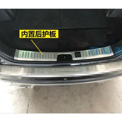 Car Style FOR THE CAPTIVA 08-14 Chevrolet Indoor Intakes Tail Friction In Stainless Steel Car Protection Plate Acessories