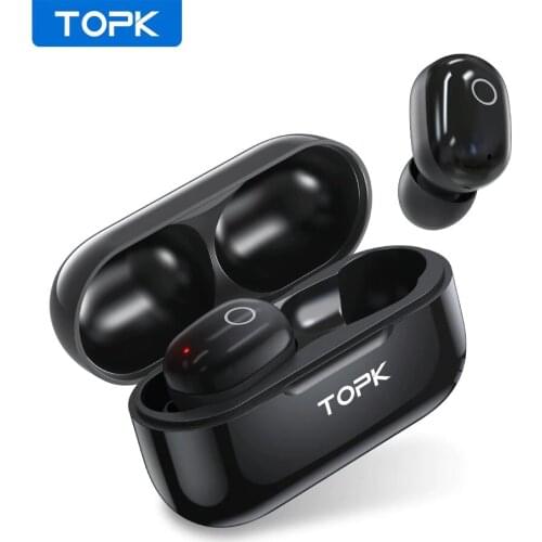 T12 Wireless Bluetooth Headphones V5.0 Touch Control Earphones Earbuds 3D Stereo Gaming Sport Headset with 350mAh battery