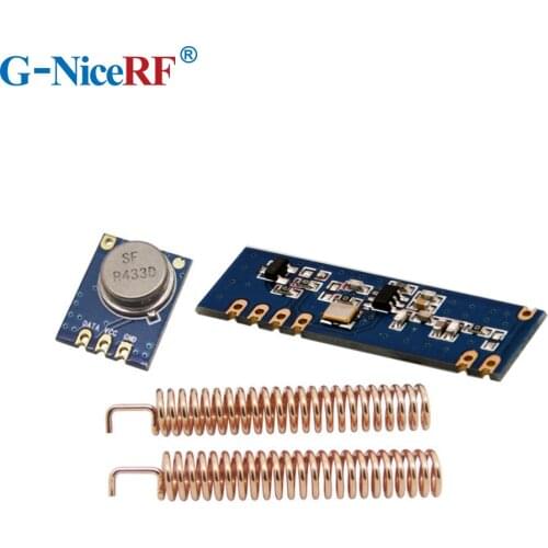 433MHz ASK Wireless tranmitter receiver module kit (1pcs transmitter STX882+1pc receiver SRX882+2pcs spring antenna)