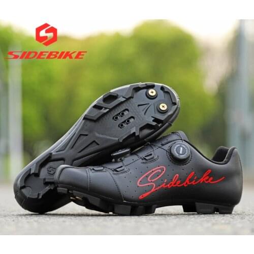 2020 New Sidebike Mtb Shoes Men Mountain Bike Shoes Cycling Bicycle Sneakers Professional Self-locking Breathable 630g/pair