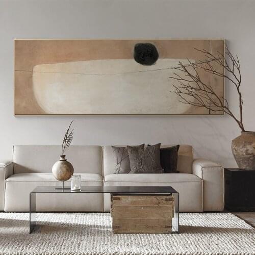 Minimalist Art Handmade Abstract painting Large Wall Art Original Art on Canvas Modern Art Living Room Home Decor Brown Art C