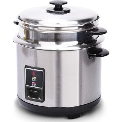 6L Stainless Steel Multi Cooker Rice Steamer Household Rice Cooker Thickened External Steel Steamer Rice Cooker