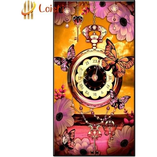 New Year Gift Diamond Painting Fantasy butterfly, forest DIY 5D Full Square round Diamond Embroidery Diamond Mosaic Cross Stitch