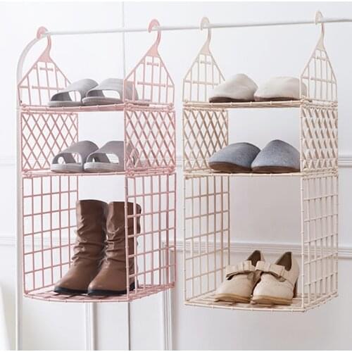 Bedroom Wardrobe Organizer Underwear Bra Clothes Pants Tie Storage Rack Cupboard Closet Hanging Basket Hooks Shelf