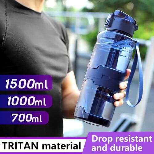 1500ml Plastic Sports Water Bottle Space Kettle Outdoor Cycling Drinkware Sports Shaker Water Bottle Eco-Friendly Waterbottle