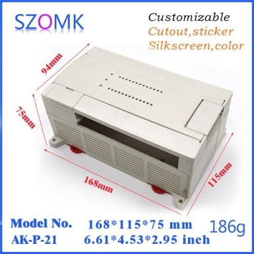Plc plastic box for electronic distribution box (10 pcs) 168*115*75mm wall enclosure box plastic project case equipment box
