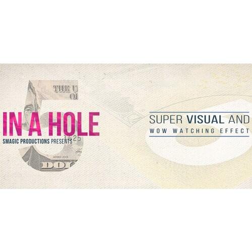 FIVE IN A HOLE By SMagic Productions (Gimmick+ Online Instruct) Magic Props For Stage,Magic Accessories For Magicians