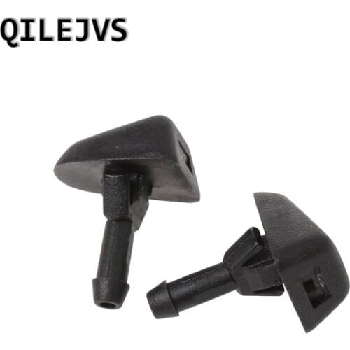 2 Pcs Windshield Washer Wiper Water Spray Nozzle Jet For Volvo S40 S80 XC90 C70 #1
