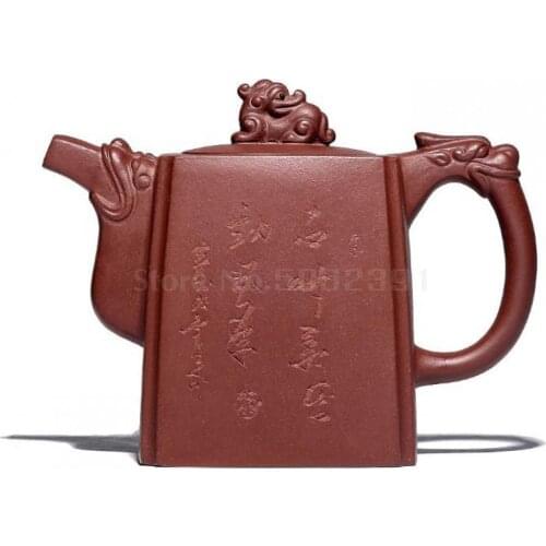 Masters Are Recommended Pure Manual Engraving Penghu-glance Ore Purple Clay Teapot Kung Fu Tea Teapot