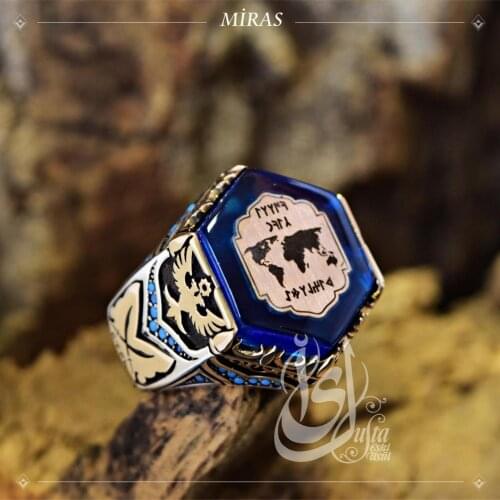 MİRAS ÖZELLEŞTİRİLMİŞ GÜMÜŞ YÜZÜK