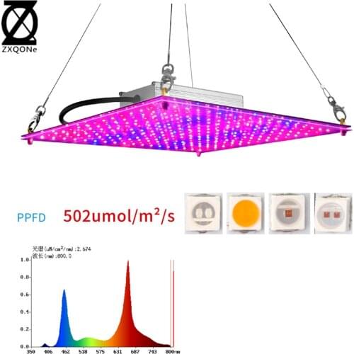 1000W Led Quantum Plant Grow Light Full Spectrum 460-780NM IR/UV Samsung LM3030 Quantum Grow PPFD 502umol for indoor plant tent