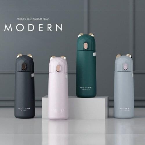 350ml Thermos Mug Stainless Steel Vacuum Insulated Bottle Water Drinks Thermos Flasks Travel Cup Coffee Tea Milk Mug