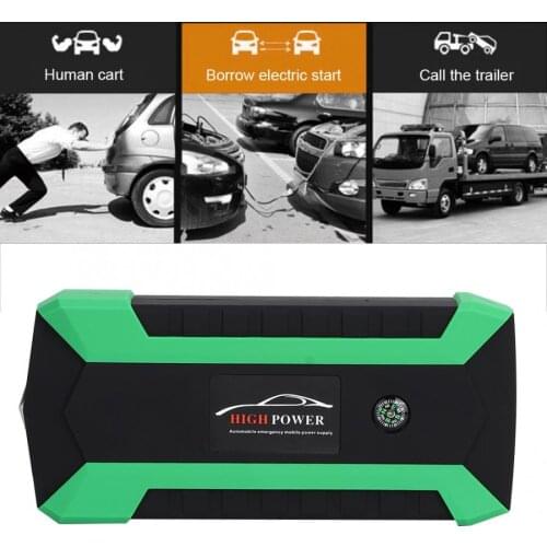 Oversea starting device Smart Digital Car Jump Starter Battery Charger 20000mAh Portable Emergency Power Bank oto aksesuar