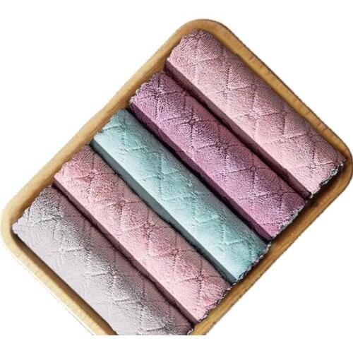 Water Absorption Does Not Shed Hair Oil Free Household Kitchen Tableware Cleaning Cloth