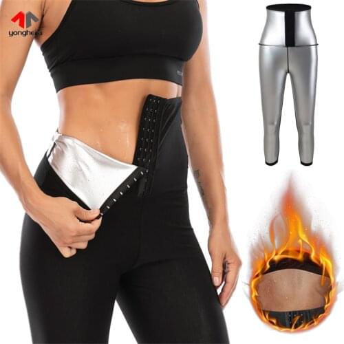 Women Hot Sweat Sauna Leggings Thermo Body Shaper Slimming Pants Fat Burning Leggins Sauna Effect Trousers Fitness Legging 5XL