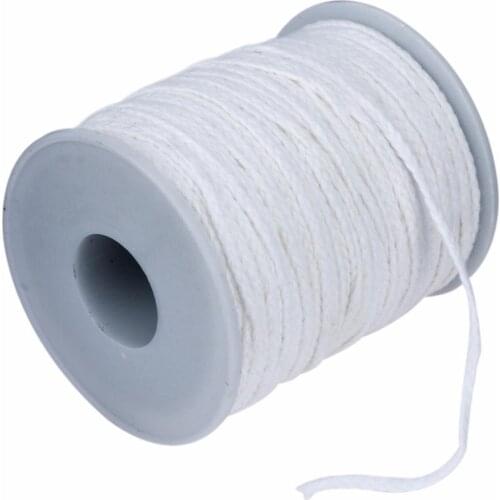 1 Roll 61m*2.5mm Candle Core Square Braid Candle Wax Core Candle Making Supplies Practical Diy Crafts Accessories