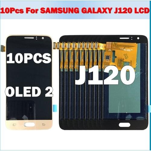10pcs Test For Samsung J120 J120A J120H Display LCD Touch Screen Digitizer For Samsung Galaxy J1 2016 J120F LCD TFT Gen2 Adjust