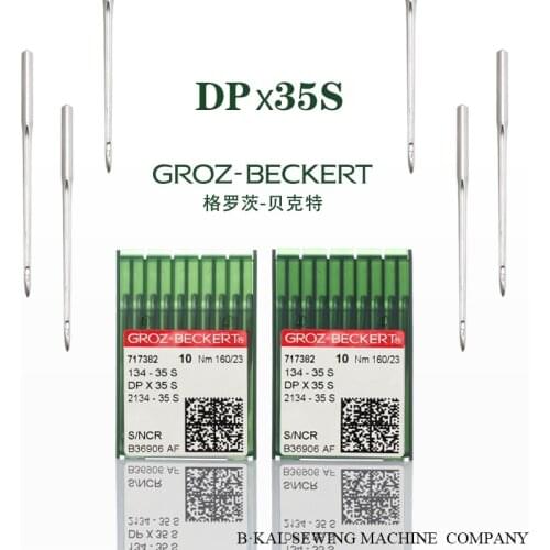 100PCS GROZ BECKERT DPX35LR Synchronous Sewing Machine Special Needle For Leather 134-35LR