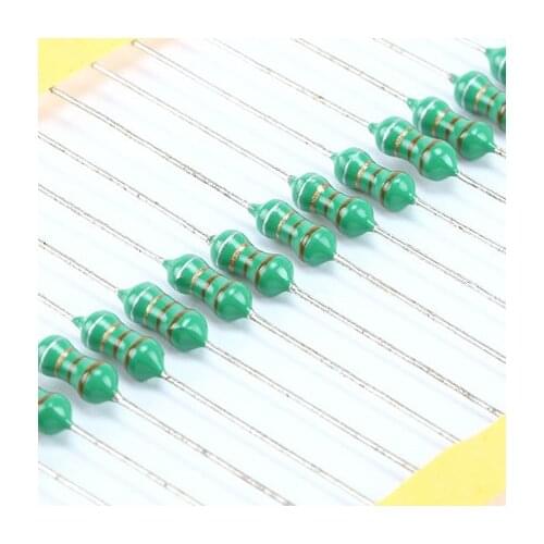 20PCS 0510 1W Inductor DIP Color Ring Inductance 2.2UH 4.7UH 6.8UH 10UH 22UH 47UH 68UH 100UH 220UH 330UH 470UH 1MH 2R2 4R7 100uh