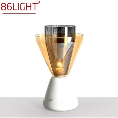 86LIGHT Contemporary Table LED Lamp Design White Desk Light Home E27 Decorative For Foyer Living Room Office Bedroom