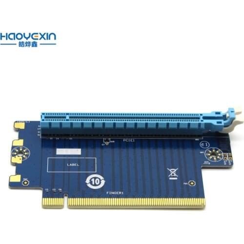 PCI-E Express 16X Adapter Riser Card For 1U Computer Server Chassis increased 90 Degree 6cm PCI-E connector