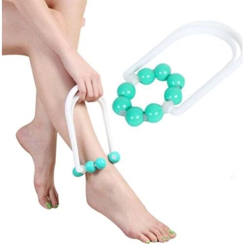 Safety Leg Massage Roller Fat Burner Leg Massager Body Mini Wheel Relax Fat Control Cellulite Massage Health Care for Women Tool