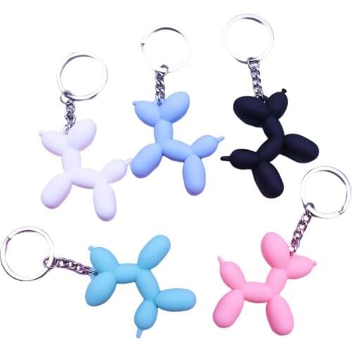 1pc fiery crafts sculpture gift small cute Balloon Dog for party accessories home ornament decoration Buy send free key ring