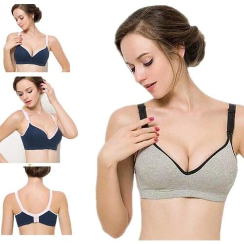 Nursing Bra for Feeding Breastfeeding Bras Prevent Sagging Maternity Underwear Autumn Winter Cotton Women Pregnancy Clothes