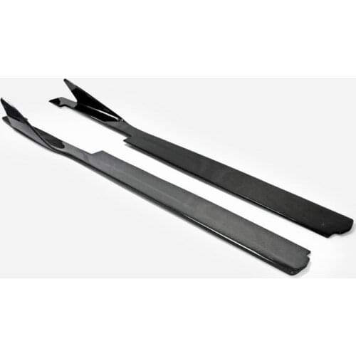For F458 Carbon Fiber AP Style Side Skirt Extension Glossy Fibre 458 Door Sill Part Car Accessories Racing Auto Body Kit Trim