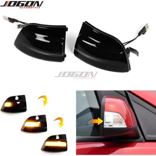 For Ford Focus 2 MK2 2004-2008 C-MAX Dynamic Turn Signal Light LED Side Wing Rearview Mirror Sequential Indicator Blinker Lamp