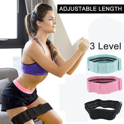 Home Fitness Booty Band Hip Loop Thigh Non slip Yoga Resistance Bands Gym Sports Elastic Training Workout Pilates Exercise