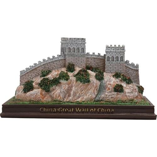Hot Sale Great Wall of China Creative Resin Crafts World Famous Landmark Model Tourism Souvenir Gifts Collection Home Decor