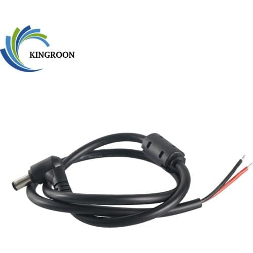 KINGROON 1PC Power Cable Direct Current 5.5*2.5 3D Print Parts Black For Connection DC Power Supply and 3D Printer