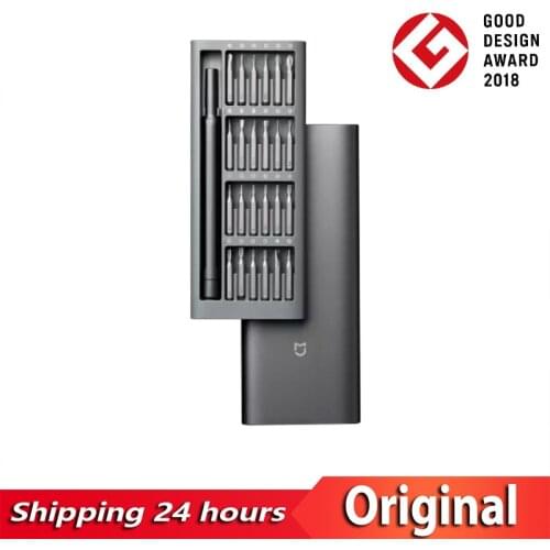Original Xiaomi Mijia Wiha Daily Use Screwdriver Kit 24 Precision Magnetic Bits AL Box Screw Driver xiaomi smart home Set