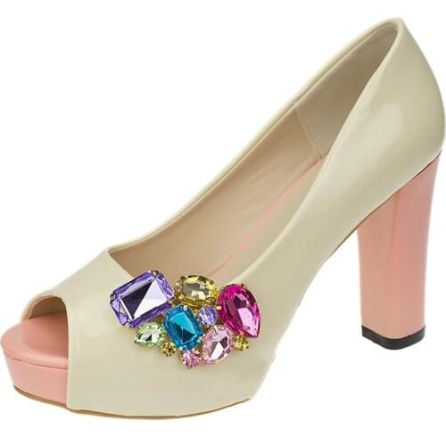 New 1 Pair Women Shoe Clips shoe buckle Crystal Decorations Clips Shoe Charms Fashion Shoe Accessories