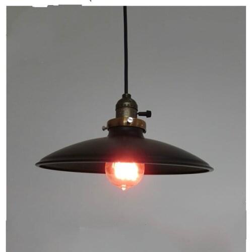 One bulb as gift Vintage Pendant Light Industrial Lamp American Style lobby balcony studyroom Coffee Bar Restaurant KitchenLight