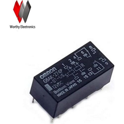 Wholesale 10pcs/lot relay G6AK-274P-ST-US-12VDC