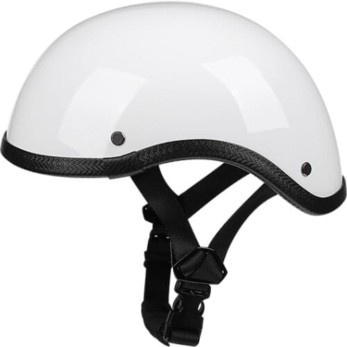 Open Face Cafe Racer Helmet Sons of Anarchy Style Motorbike Cascos Moto Chopper Bobber Vintage Motorcycle Helmet Cholo Style DOT