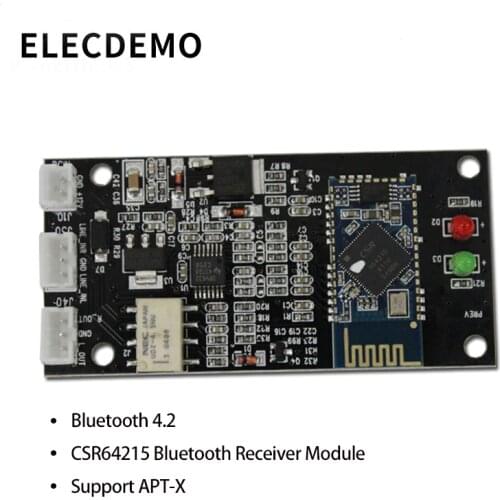 4.2 Bluetooth Receiver Board CSR64215 Bluetooth Module Lossless APT-X Wireless Bluetooth Audio Receiver Board