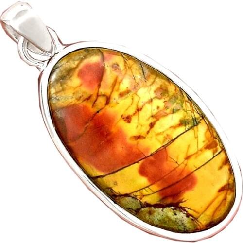 Genuine CHERRY CREEK Pendant 925 Sterling Silver, 44.3 mm, AP6651